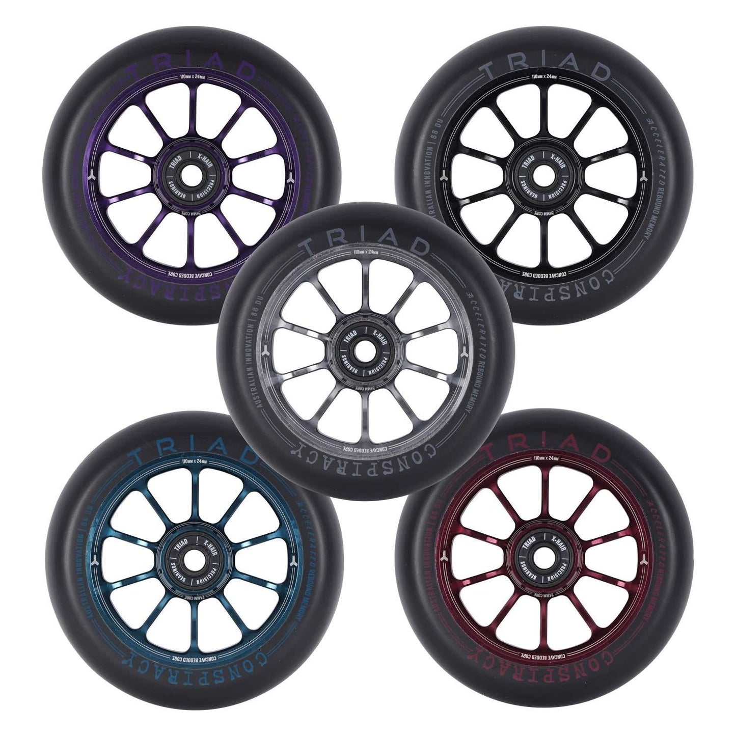 Triad Conspiracy Wheelset 110mm x 24mm